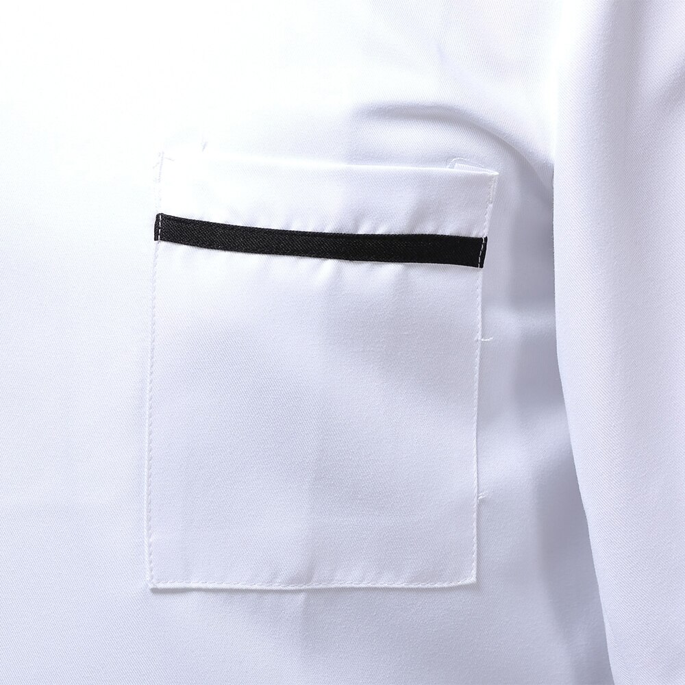 breathable casual chef jacket kitchen catering restaurant service uniform embroidered baking uniform