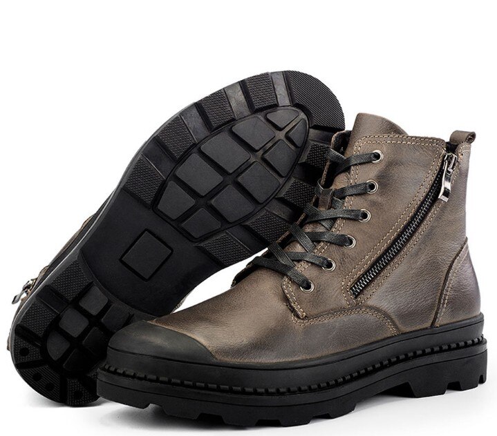 retro buty motocyklowe jesienne zimowe jaskółka oknówka buty męskie skórzane motocyklowe buty jeździeckie Moto termiczna polarowa podszewka Moto buty