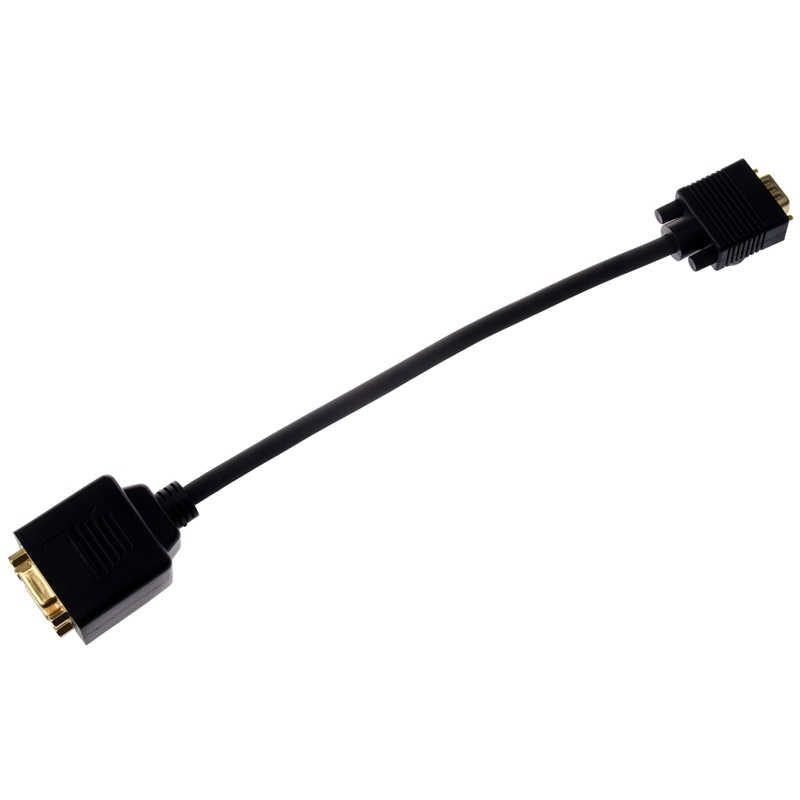 Video Splitter: Vga (HD15) M Naar Vga (HD15) F X 2 (1 Pc Naar 2 Monitoren) &amp; RJ11 6P4C Telefoon Kabel Cord Adsl Modem 3 Meter