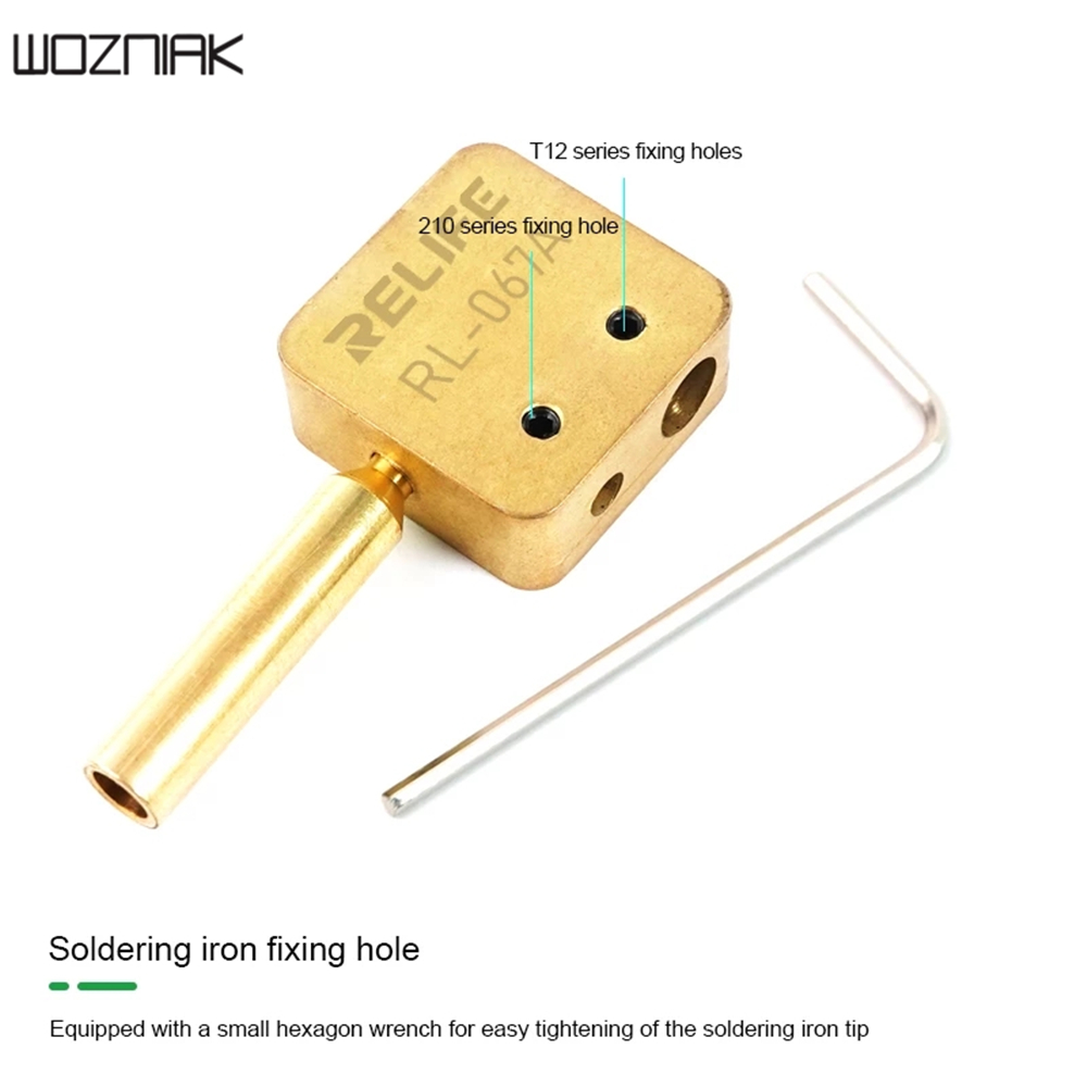 RELIFE RL-067A 3 in 1 MIni Heating Table Soldering ID Heating Disassembly Platform Universal 936/210/T12 Desoldering Station