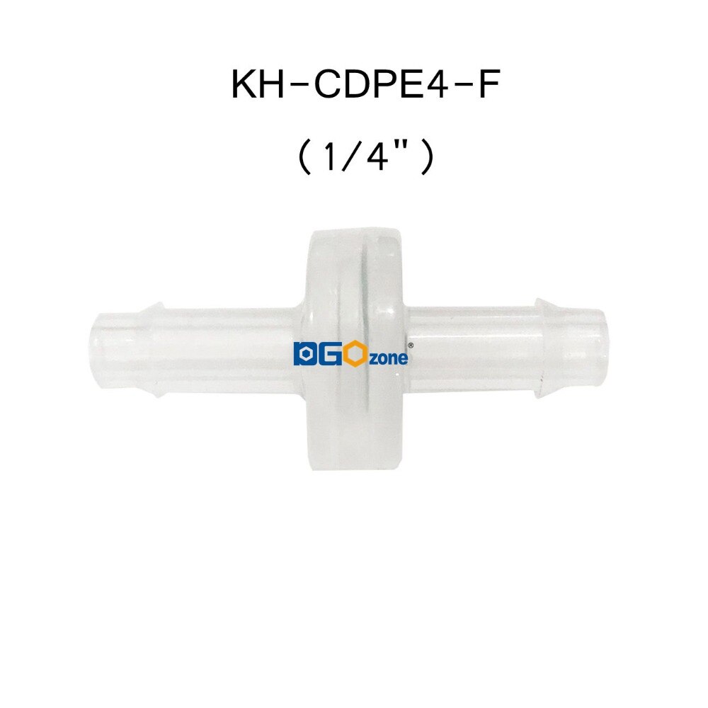 Livsmedelsventil pp plast backventil backventil 1/8 "  to 3/8 " ventil kh-cdpe-f-serien dgozone