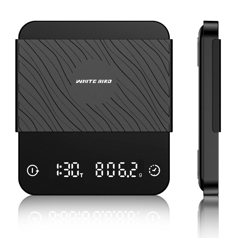 2kg/0.1g elektroniczna waga robić kawy wlać Espresso sprytny skala automatyczny pomiar czasu cyfrowy doprowadziło kuchnia gotowanie pieczenia wagi: pojedynczy display