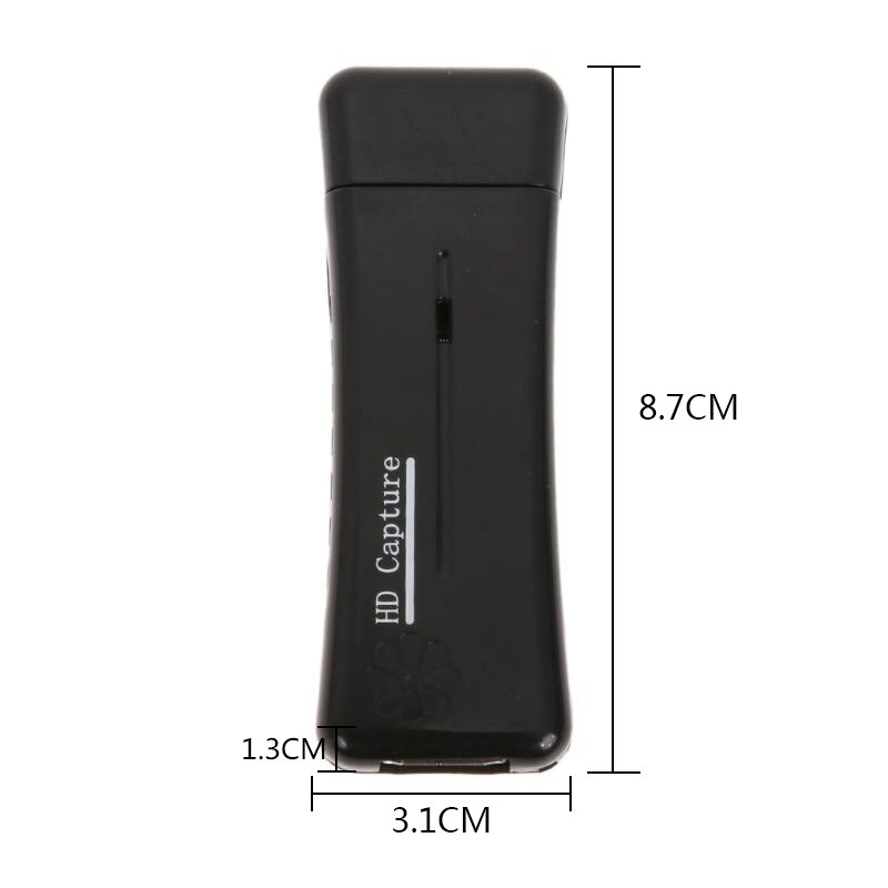 Mini Portable USB 2.0 o Video Capture Card HDMI 1080P Monitor Adapter for Computer