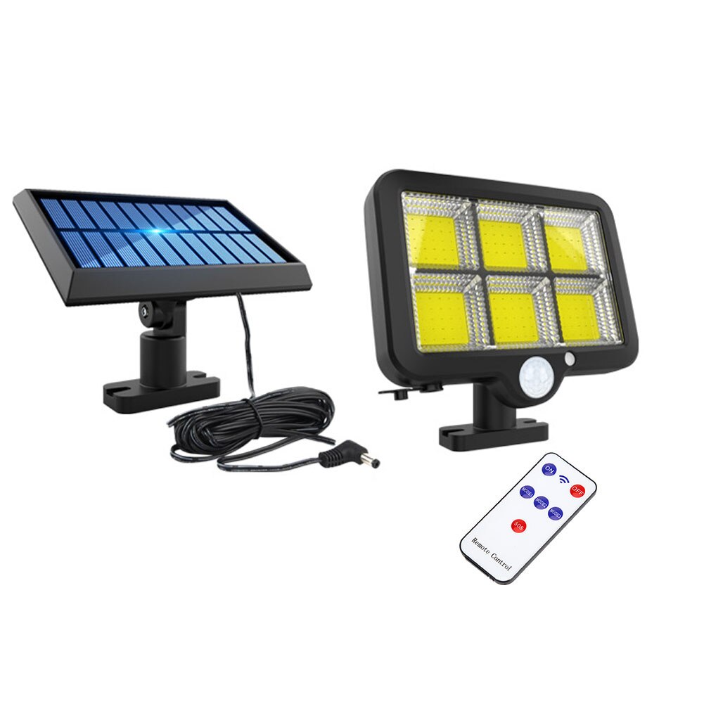 128LED/150LED Remote Control LED Solar Wall Light Motion Sensor Waterproof Security Lamp Out Door IP65 Stree Security Lamp: 150cob