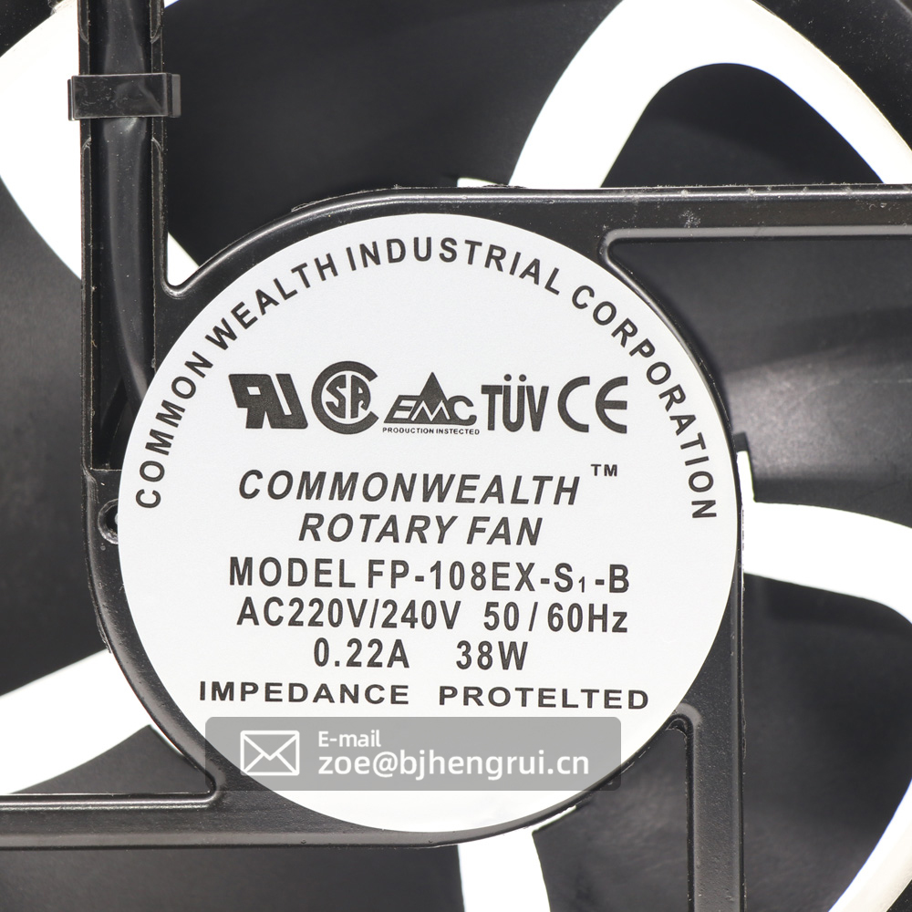 ROTARY Fan FP-108EX-S1-B 220V 38W Dual Bearing 172x150x51mm Round Axial Cabinet Cooling Fan