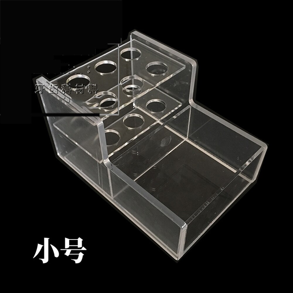 Dental Transparent Acrylic Resin Organizer Dental Composite Resin Holder for Teeth whitening: MM