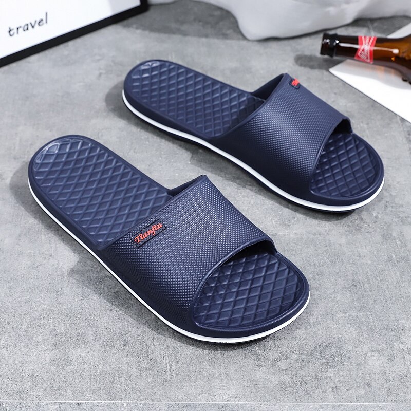 Heren strand slippers zomer platte schoenen comfortabele instappers heren sandalen antislip zool heren casual slippers