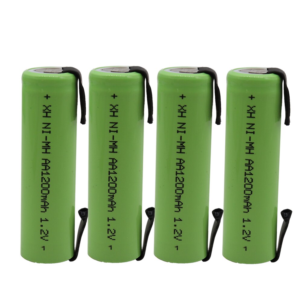 Sisältää paristotyypin: aa akun jännite : 1.2v todellinen kapasiteetti on noin 1200 mah materiaalia: nimh akun mitat : 14.5mm