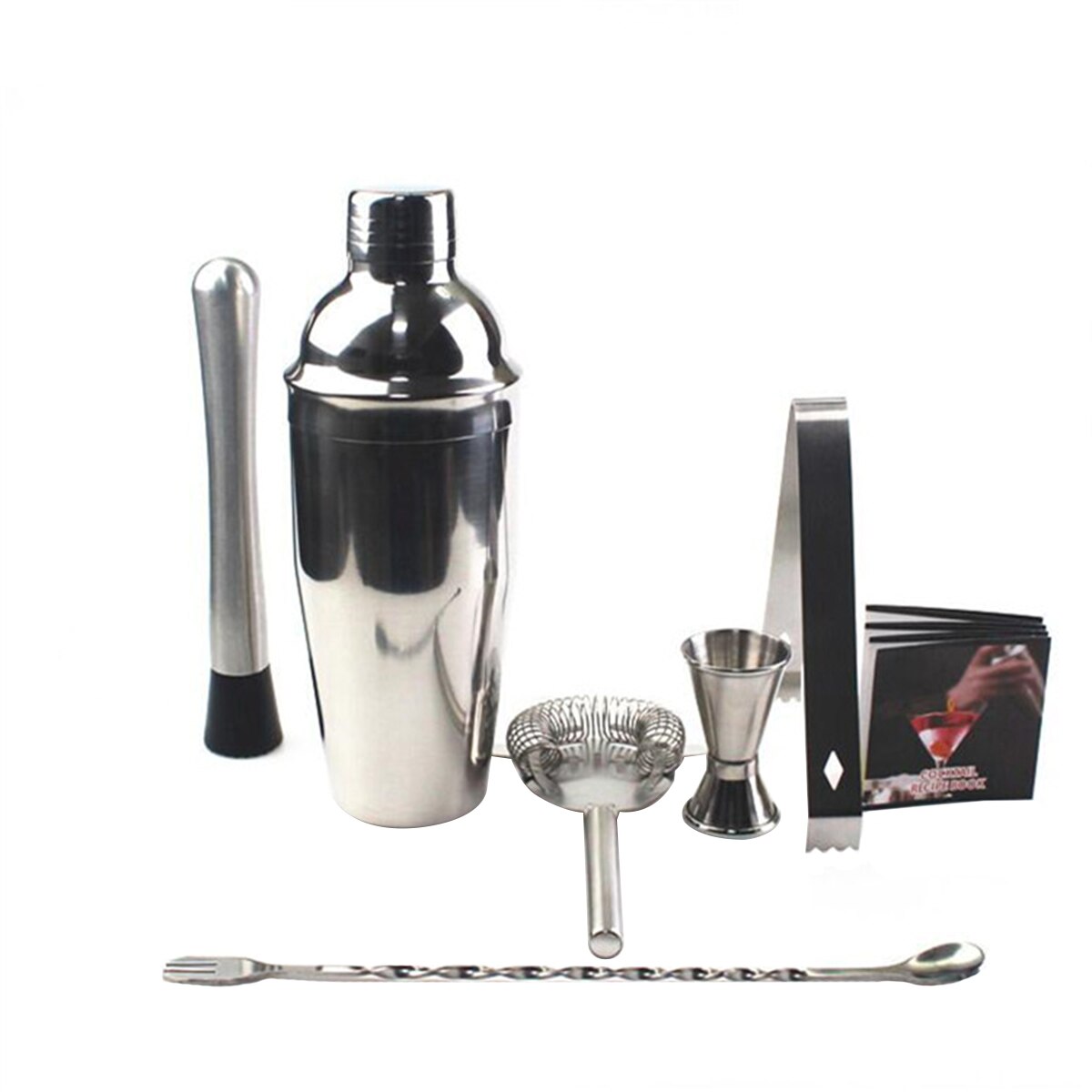 Stainless Steel Bartender Kit Cocktail Shaker Bar Set Bartender Drink Making Tools