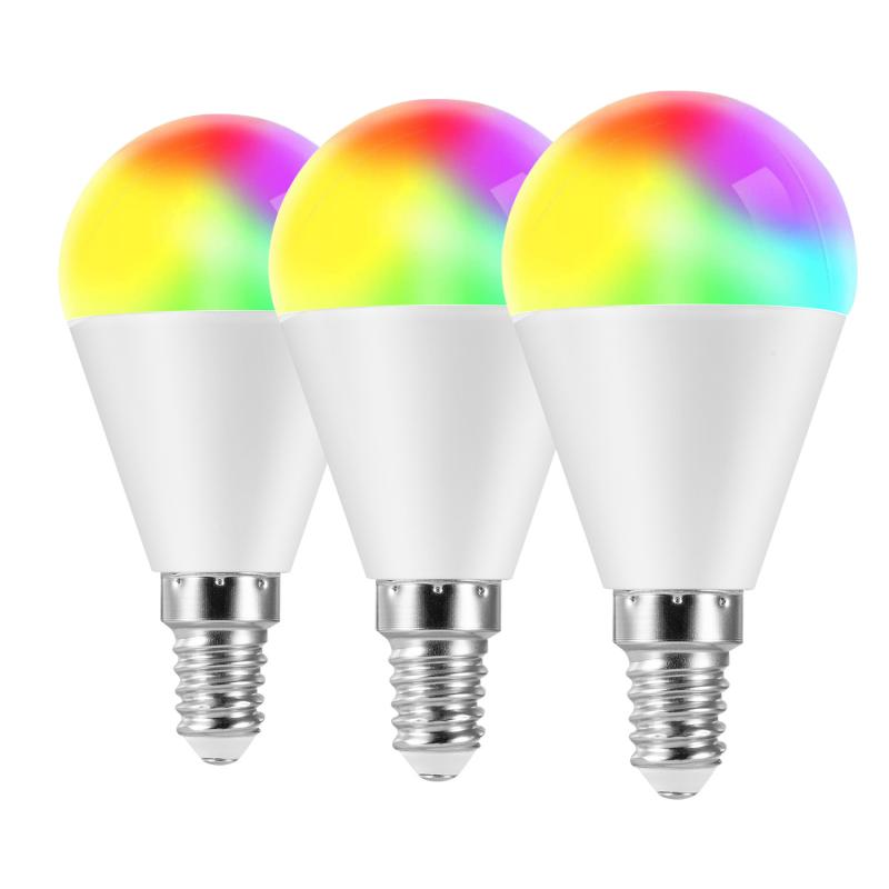 Led Wifi Slimme Lamp Dimbare Rgb Lamp E27 E26 B22 Voor Alexa Google Huis Changing Dimmen App Controle Lamp voor Alexa/Google