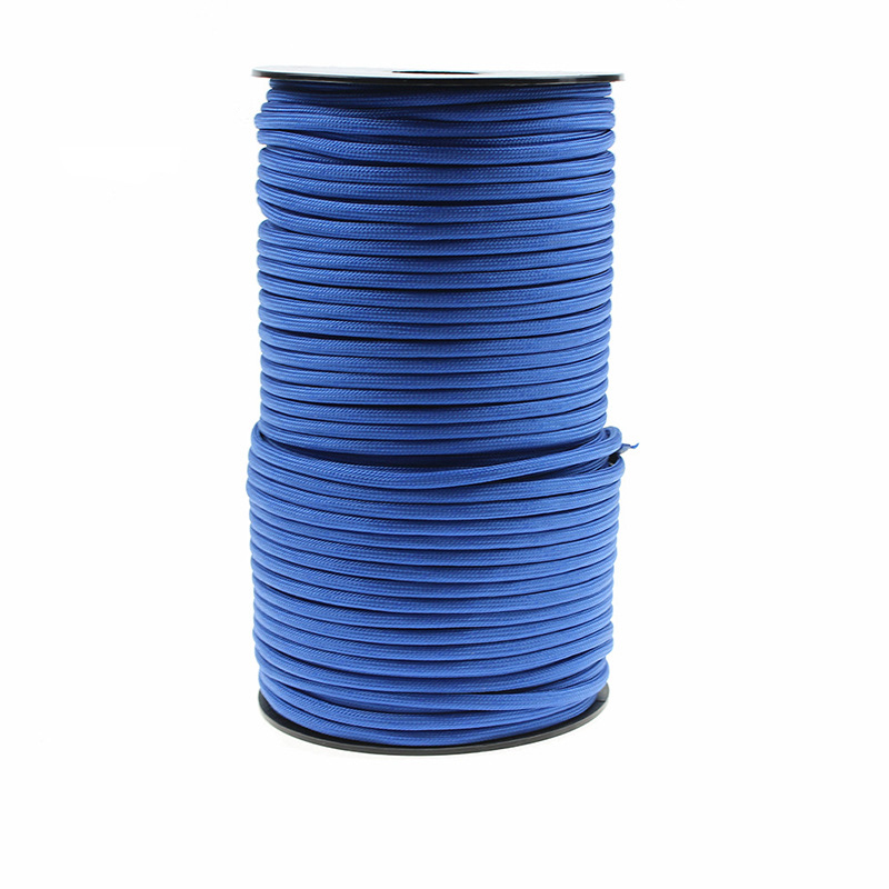100 Meter Dia.4mm 9 Stand Cores Paracord Voor Survival Parachute Cord Lanyard Camping Klimmen Camping Touw Wandelen Waslijn: Blue-9