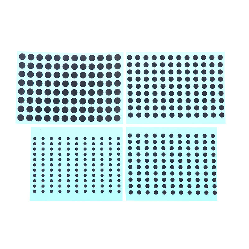 Durchmesser 3/4/5/6 mm, 4 Größen, schwarze leitfähige Gummipads, Tastatur-Reparaturset für IR-Fernbedienung, leitfähige Gummiknöpfe