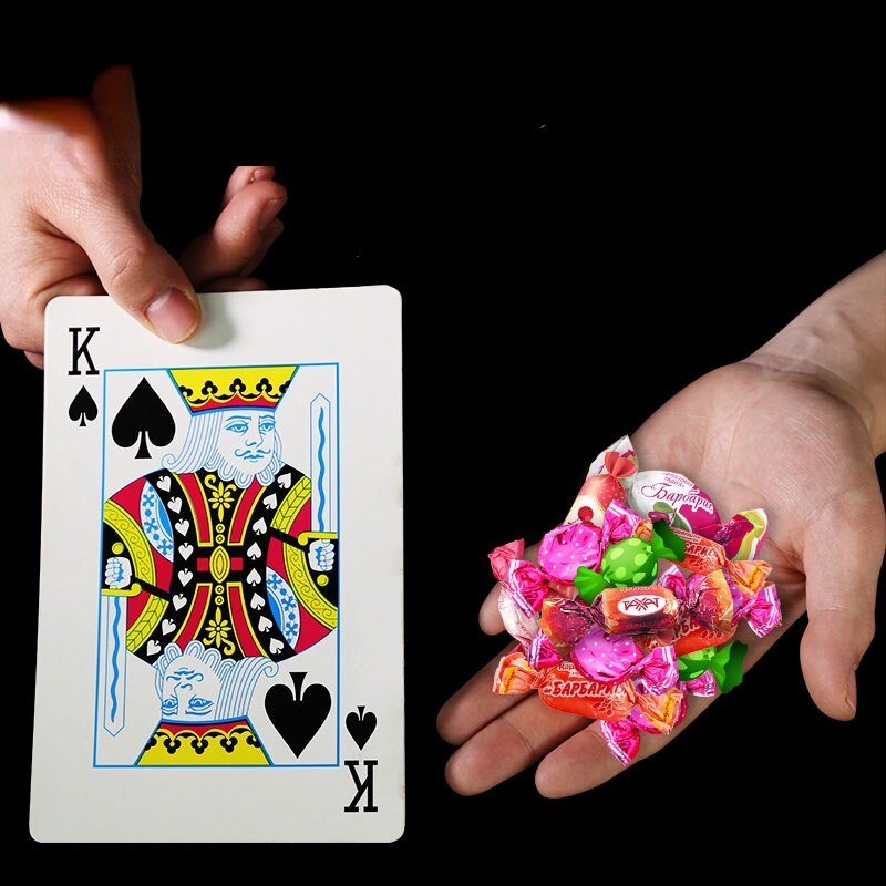 Goocheltrucs Funny Magic Speelgoed Kinderen Te Doen Close Up Magie Telefoon Tegen Dek Verbazingwekkende Speelgoed Veranderende Poker Magic props