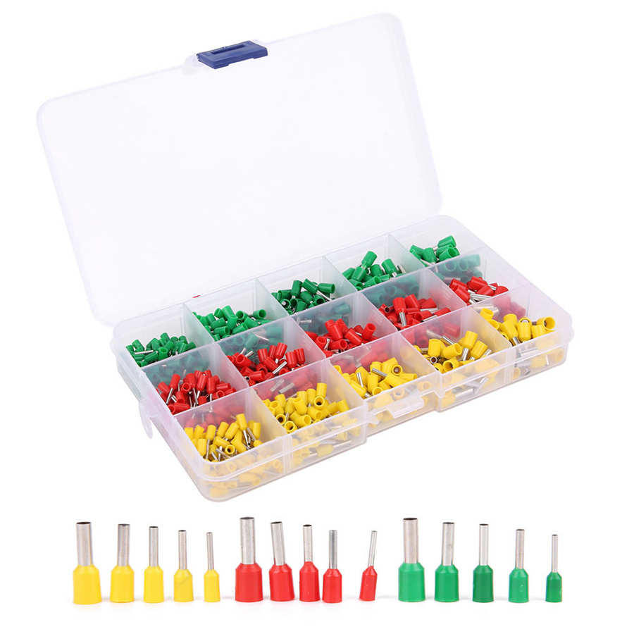600 Pcs Heat Shrink Wire Connector Kit Box‑packed Elektrische Splice Elektrische Geïsoleerde Crimp Marine Automotive Terminals Set