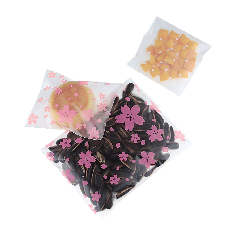 100 PCS taschen kunststoff keks verpackung brot backen liefert weiß dot candy party hochzeit dekoration