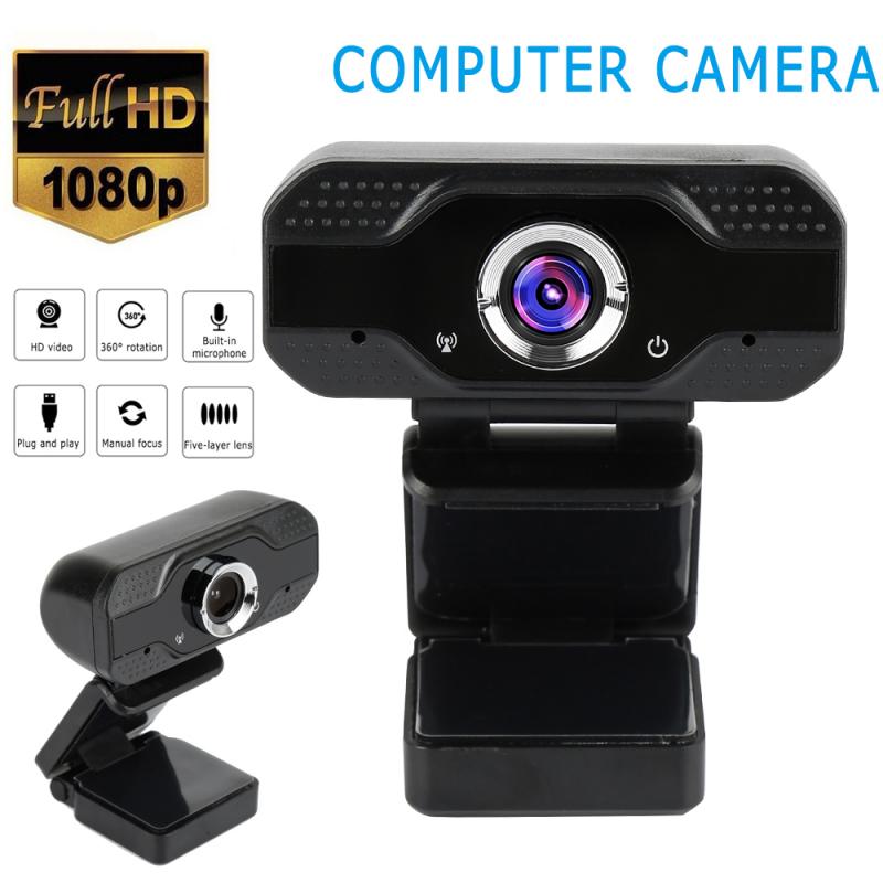 1080P Vaste Focus Hd Webcam Ingebouwde Microfoon High-End Video Call Camera Computer Randapparatuur Web Live camera Voor Pc Laptop