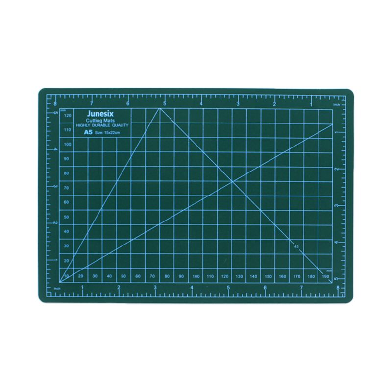 L9NA A5 Cutting Board Manual Model Multi-Purpose Model Cutting Pad Rubber Stamp Engraving Pad Measuring Scale Board