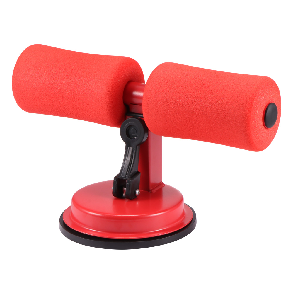 Fitshaper Fitness Abdominal Self-Suction Sit Up Bars Stand Fitness Equipment Abdominal Core Strength Home Gym Muscle Training: Red