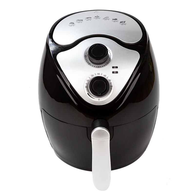 2.6L Healthy Kitchen 1300W 110/220V Electric Fryer Air Free Fryer French Fries Oven Empty High-speed Air Circulation: US