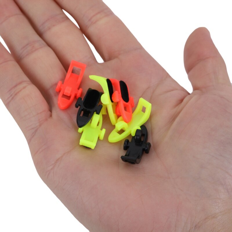 Porte-hameçon de pêche, support d'appât avec anneaux en caoutchouc pour canne à pêche, équipement Portable, accessoires fixes, 10 pièces