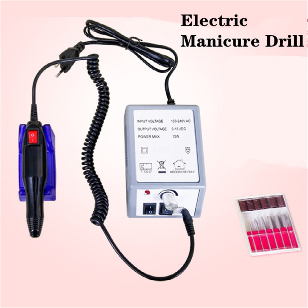 Electric Nail Drill Gel Nail Drill Acrylic Drill Mini Nail Electric File Nail Art Drill Strong Art Nails Manicure Nail Machine