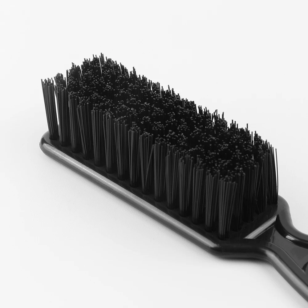 Soft Bristle Cleaning Brush Barber Shop Plastic Handle Vintage Neck Brush For Salon Hairstyling Tools Broken Hair Removal Tools