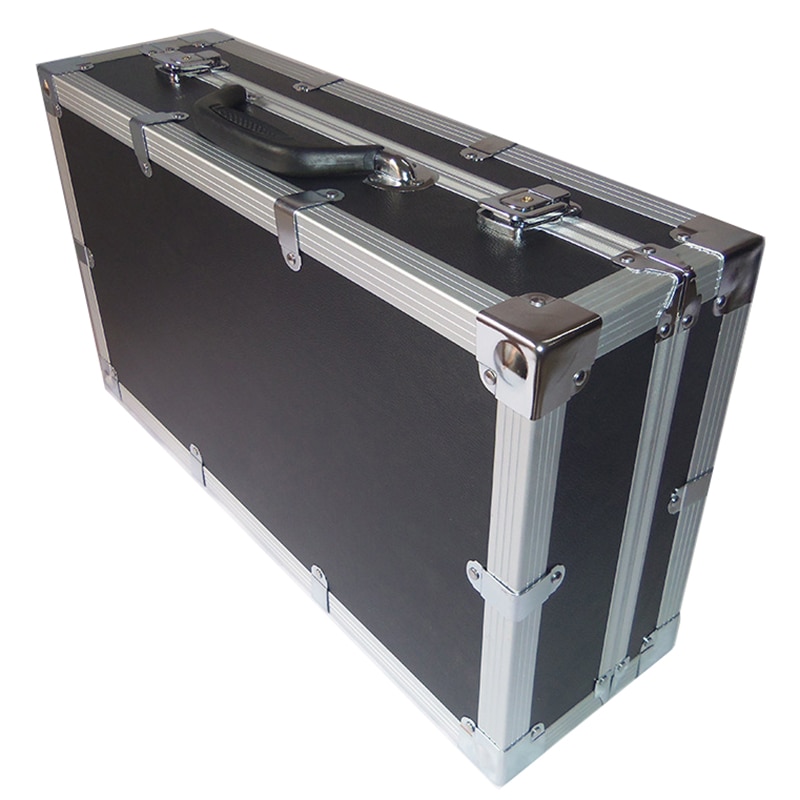 515x285x150mm Aluminum Tool Case Suitcase Toolbox File Box Impact Resistant Safety Case Equipment Camera Case with Foam
