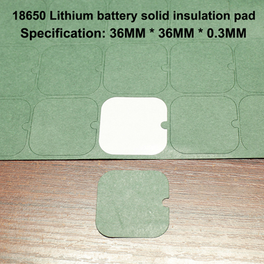 100 teile/los Gerste papier isolierung dichtung waschmaschine 18650 Lithium-batterie Pack spezielle hohe temperatur beständig solide mit adhesi: Orange