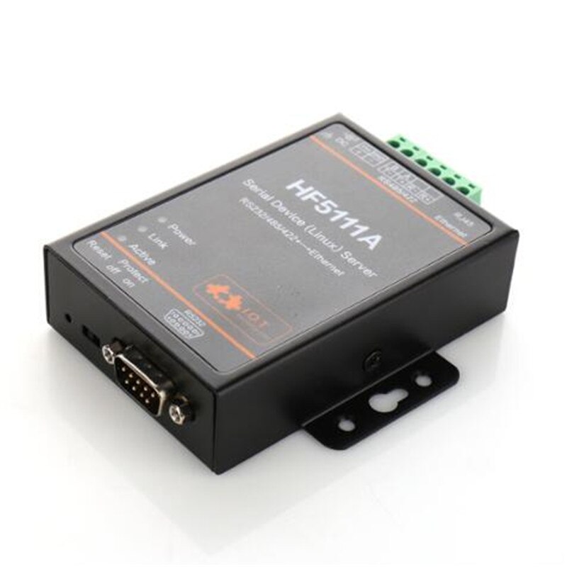 Ce Fcc Offical 5111A RJ45 RS232/485/422 Naar Ethernet Linux Seriële Poort Server Converter Apparaat Industriële