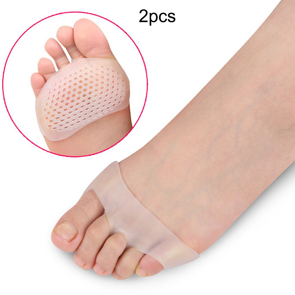 Siliconen Zachte Pads Hoge Hak Schoenen Anti Slip Pads Beschermen Pijnbestrijding Voetverzorging Tool Voorvoet Onzichtbare Gel Inlegzolen