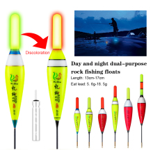 Flotteur lumineux à LED pour pêche de jour et de nuit, carpe, roche, haute sensibilité, éclairage électronique