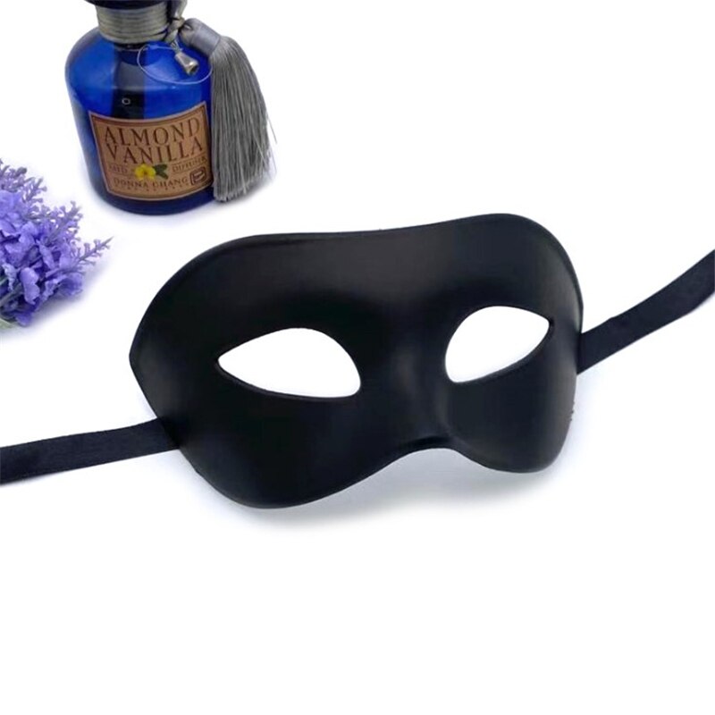 Máscara de baile de graduación para hombre y mujer, disfraz de de Halloween, accesorios de decoración de boda, Sexy, color blanco y negro