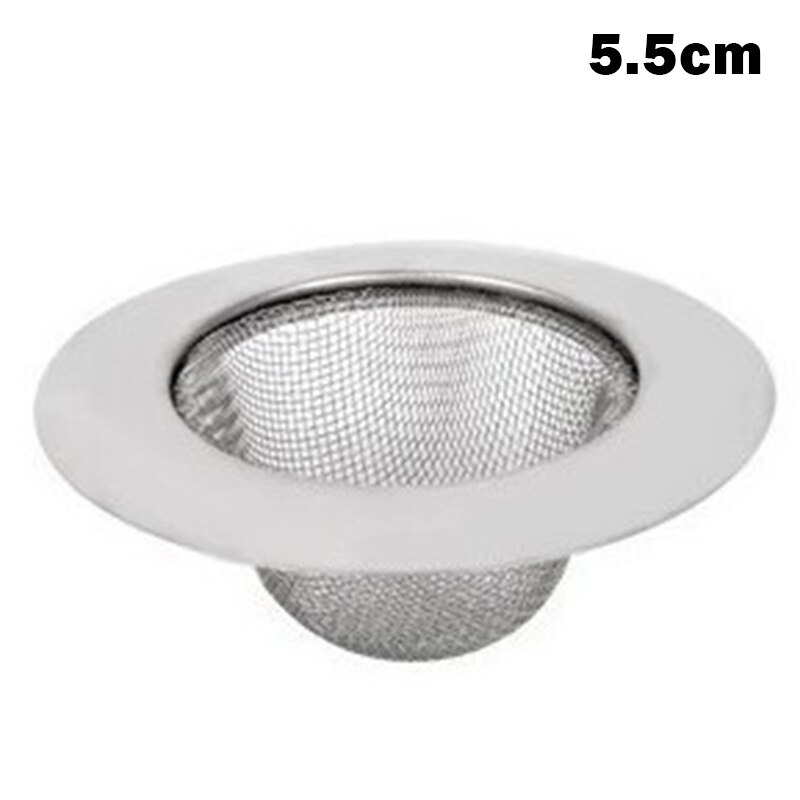 3Pcs Stainless Steel Bathtub Hair Catcher Stopper Shower Drain Hole Filter Trap Kitchen Metal Sink Strainer NIN668