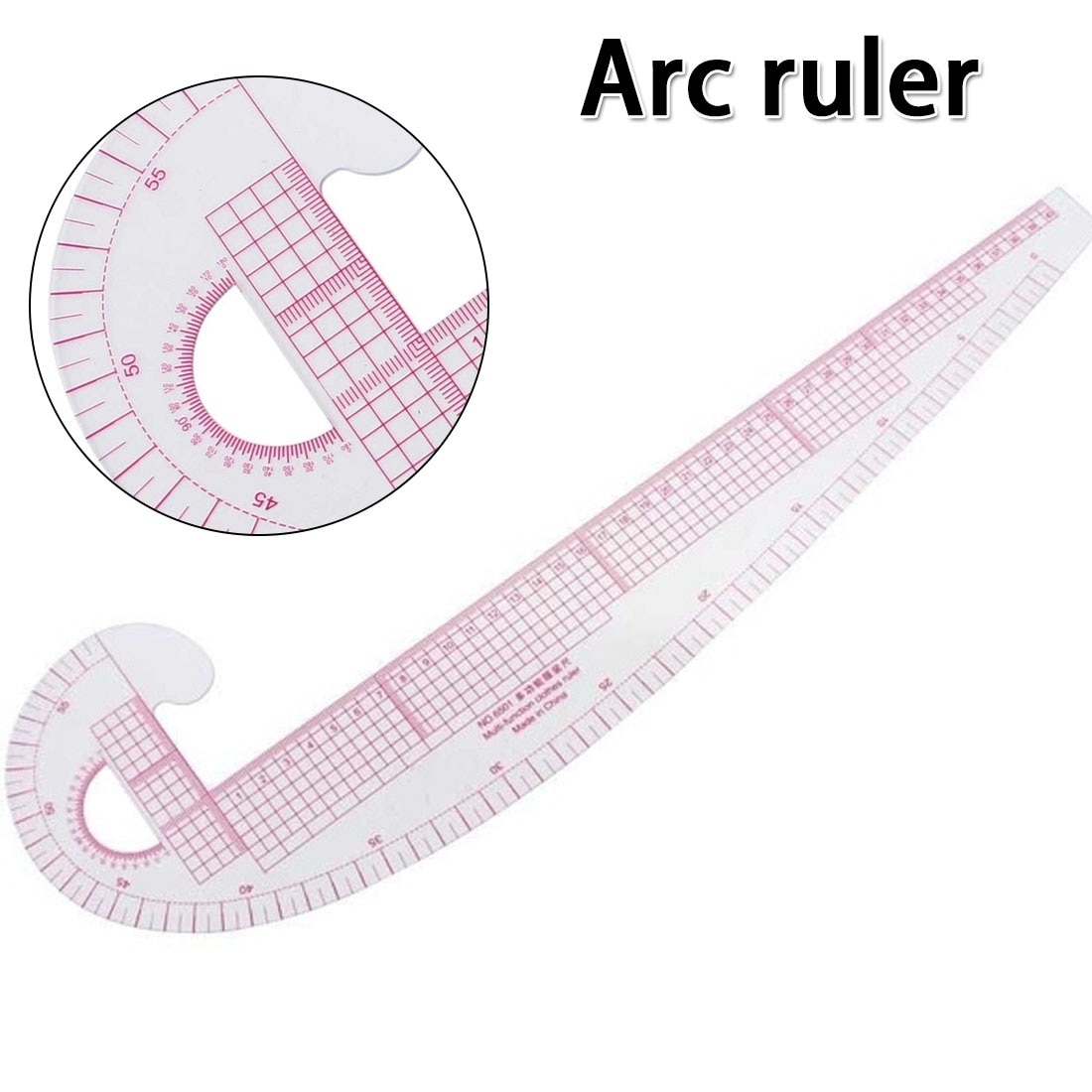 clothing arc ruler Multi-function curve ruler yardstick drawing tool Clothing ruler Sleeve shirt Ruler arc ruler