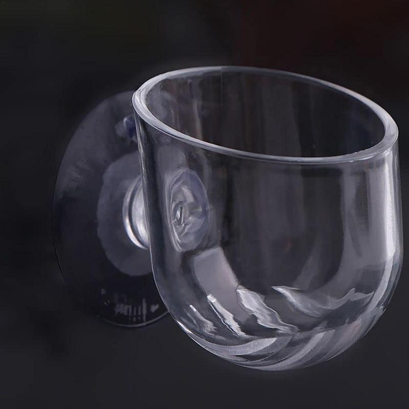 Aquarium Dekoration hängen Aquarium Kristall Acrylglas Blumentopf Polka Wasser Pflanz zylinder Tasse Fütterung Wasser Topf