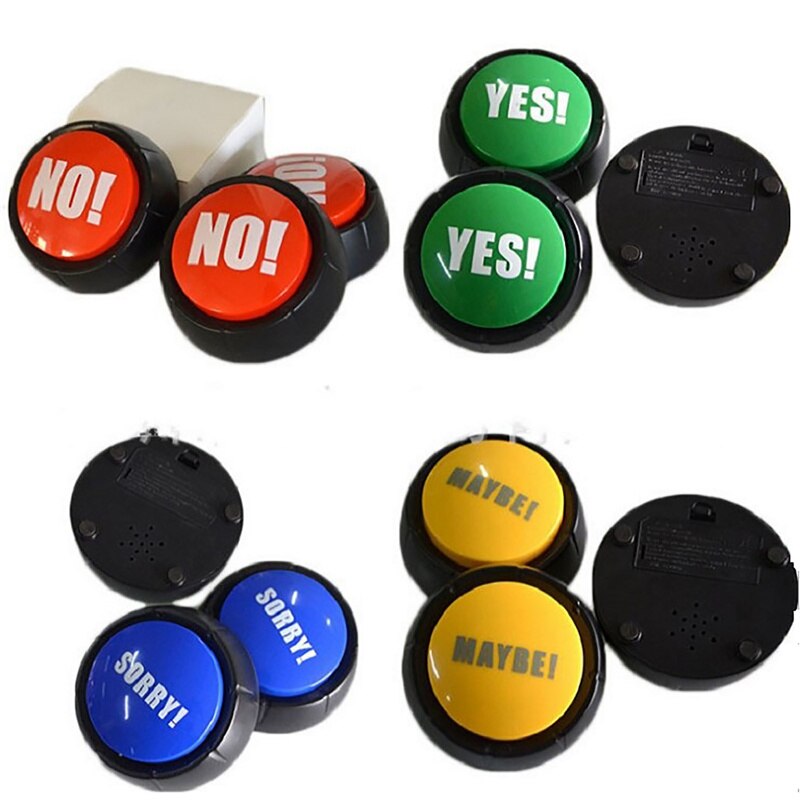 Sound Button Answer Learning Buzzers Talking Answer Button Button Dog Buttons for Communication