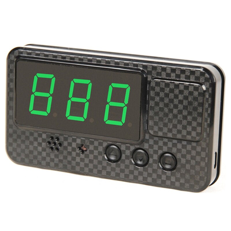 Universal gps hud speedometer head up display bil hastighedsvisning med over hastighed alarm armbånd holder usb mph km / t til alle køretøjer