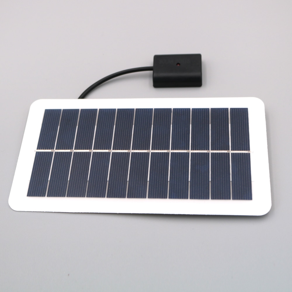 5V 400mA 2W Solar Panel Charger Power Bank Battery USB Powerbank Mobile Phone Waterproof Solar Panel Charge