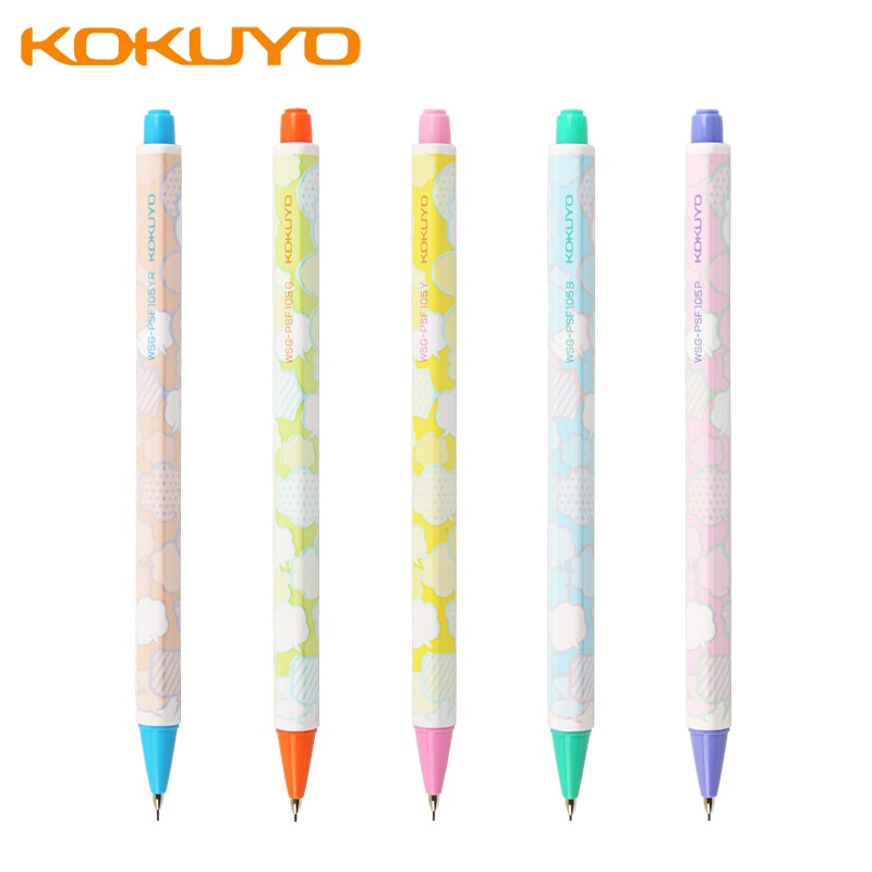 1pcs Japan Kokuyo Campus 0.5mm Color Dialog Box Hexagonal Pencil Primary School Students Drawing Anti-broken Core Stationery