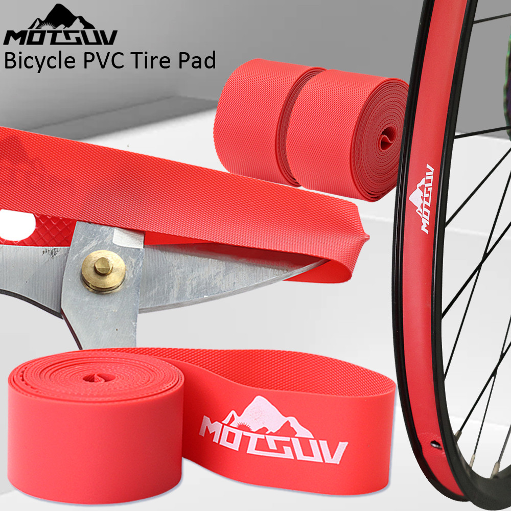 MOTSUV Fahrradfelgenstreifen, Reifeneinsatz, Schlauchschutz, PVC-Felgenband, Rennrad, 700 C26, 27,5, 29-Zoll-Fahrrad, eitern Gürtel, reifensicheres Band