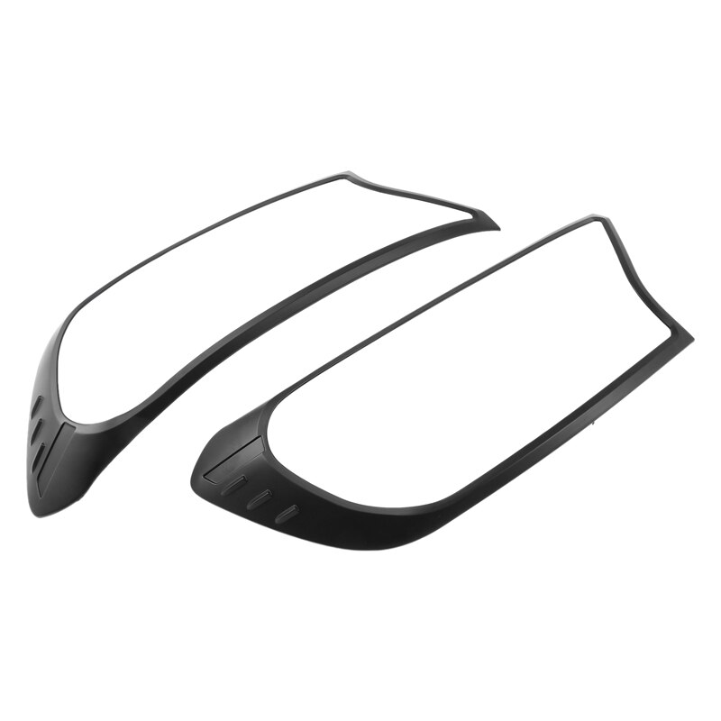 Front Headlights Cover Trim for Ford Ranger T7 Styling Accessories: black