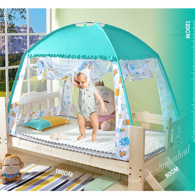 Baby Kids Play tent with Mosquito Net Large Play House Toys for Children Princess castal Indoor Outdoor Folding Tent ZP020