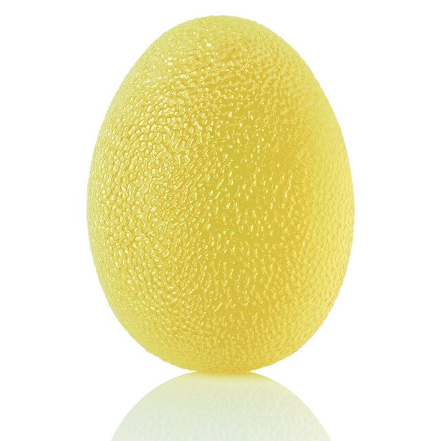 Balle De Préhension Silicone Forme Œuf - Thérapie Main, Stress, Renforcement Doigts - 5 Niveaux De Dureté