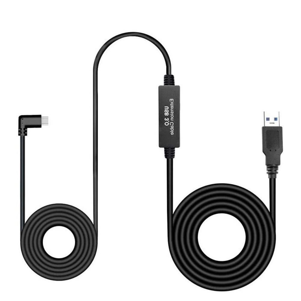 5M Data Line For Oculus Quest 2 Link VR Headset Charging Cable USB 3.0 Type C Data Transfer USB-A Type-C Cable VR Accessories: Default Title