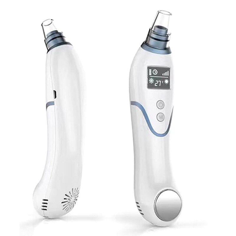 2 in 1 Multi-Functional Ice Compress Blackhead Remover Vacuum Suction Face Pimple Acne Extractor Facial Pores Cleaner Skin Tools