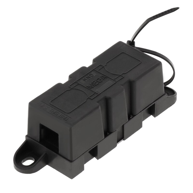 MEGA Fuse Holder DC 125V 300A For Battery &amp; Alternator Connection Fit Truck Boat RV Motorhome Yacht Car Golf Etc 68.6mm