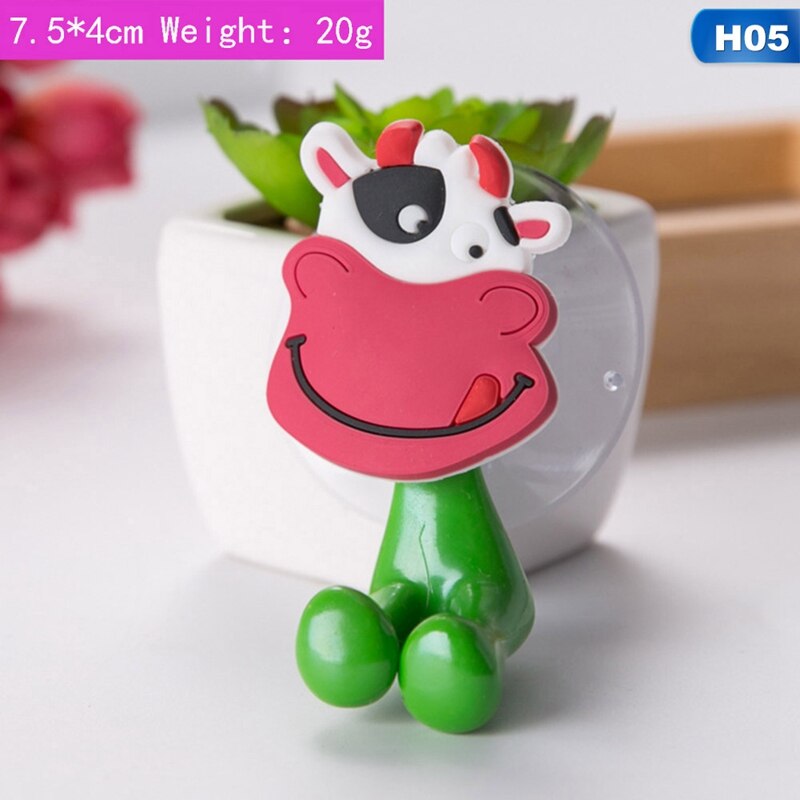 1PC Dessin Animé Porte-Brosse À Dents Mural Mignon Porte-Brosse À Dents Salle De Bain Accessoires Organisateur Pour Brosses À Dents: 5