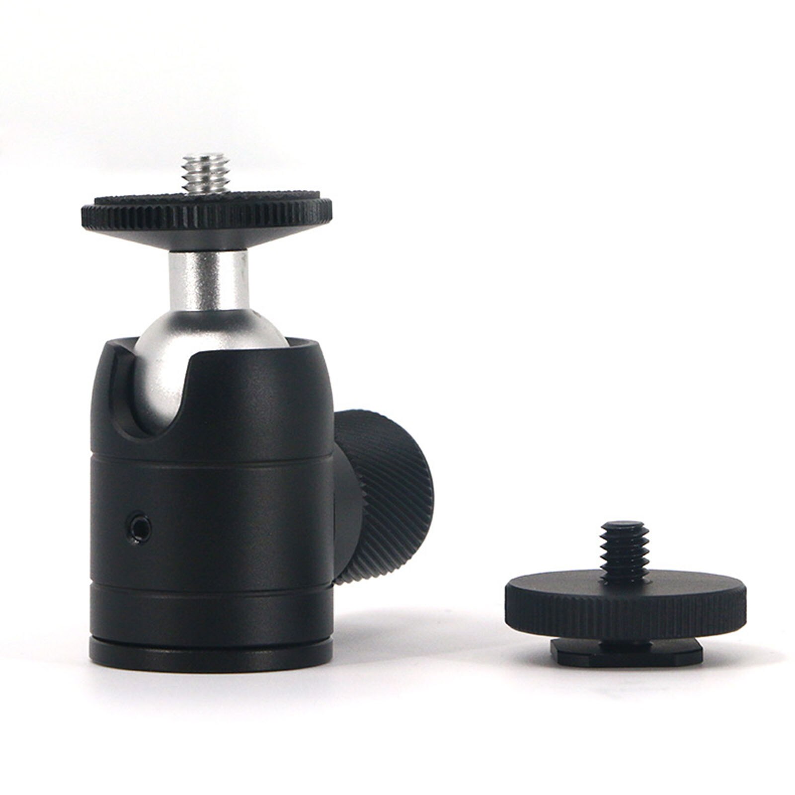 Aluminum Alloy Mini Tripod Ball Head Camera Base Mount Camera Ball Head Camcorder Light Stand