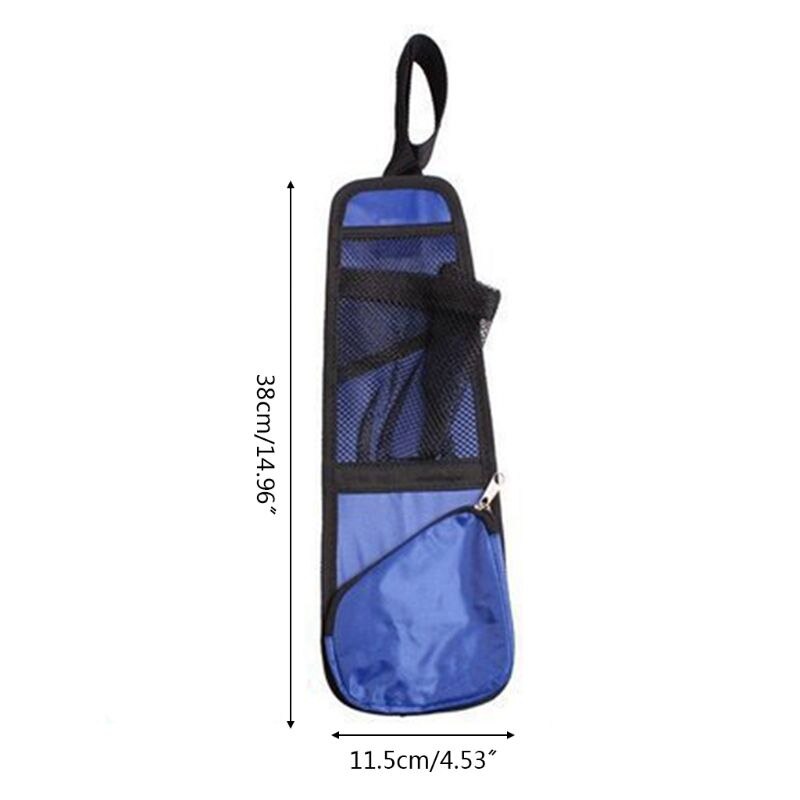 Auto Car Side Seat Pocket Organiser Storage Collector Hang Bag Pouch Cup Holder