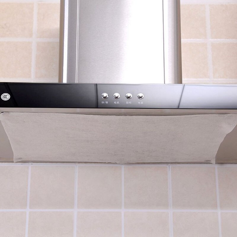 5pcs/lot Oil Absorption Paper Range Hood Absorb Oil Cooking Fume Kitchen Tools Attach 45x60cm Cuttable Kitchen Accessories